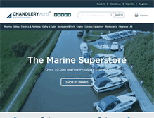 Tablet Screenshot of chandleryworld.co.uk